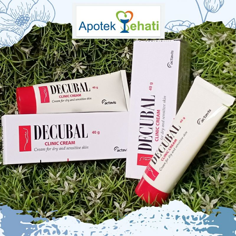 Decubal Clinic Cream 40 gram / Decubal Cream 40 gram / Decubal 40 gram Krim Pelembab & Melembutkan K