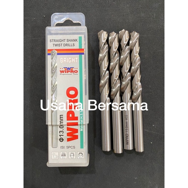 Mata Bor Besi 13 mm Putih WIPRO JCK