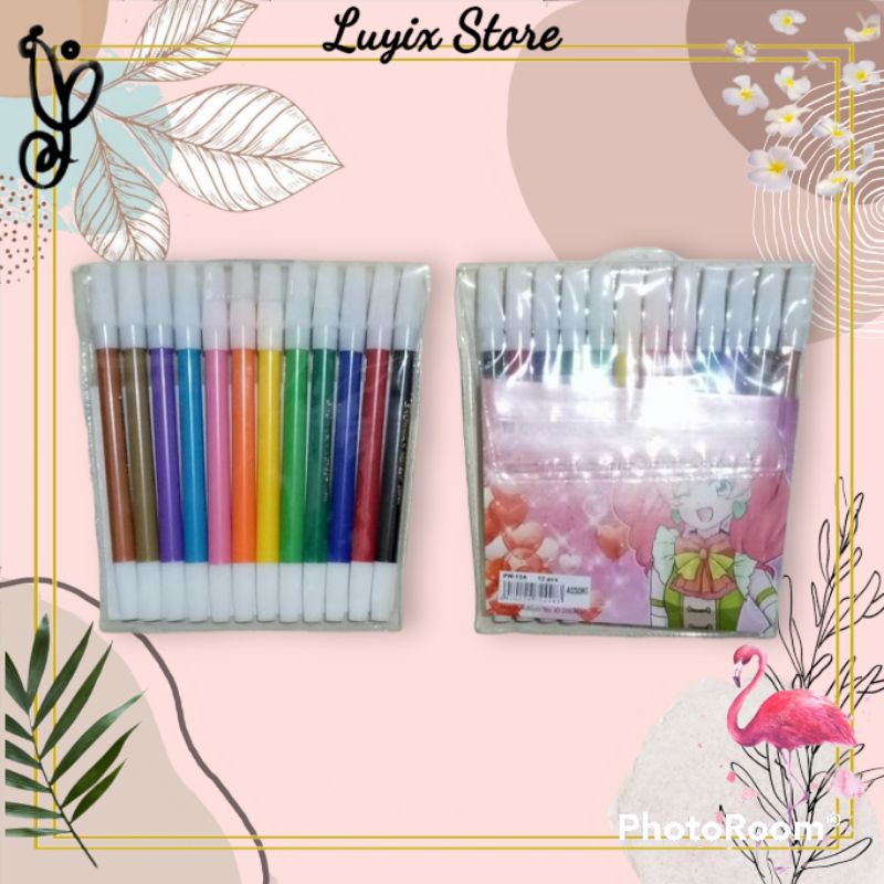 

♥️ LUYIX ♥️ Spidol Snowman 12 Coloring Marker