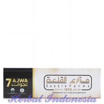 

NEW SALE KURMA AJWA CASTLE FARMS 7 BUTIR | 7 AJWA ORGANIC TERBAIK