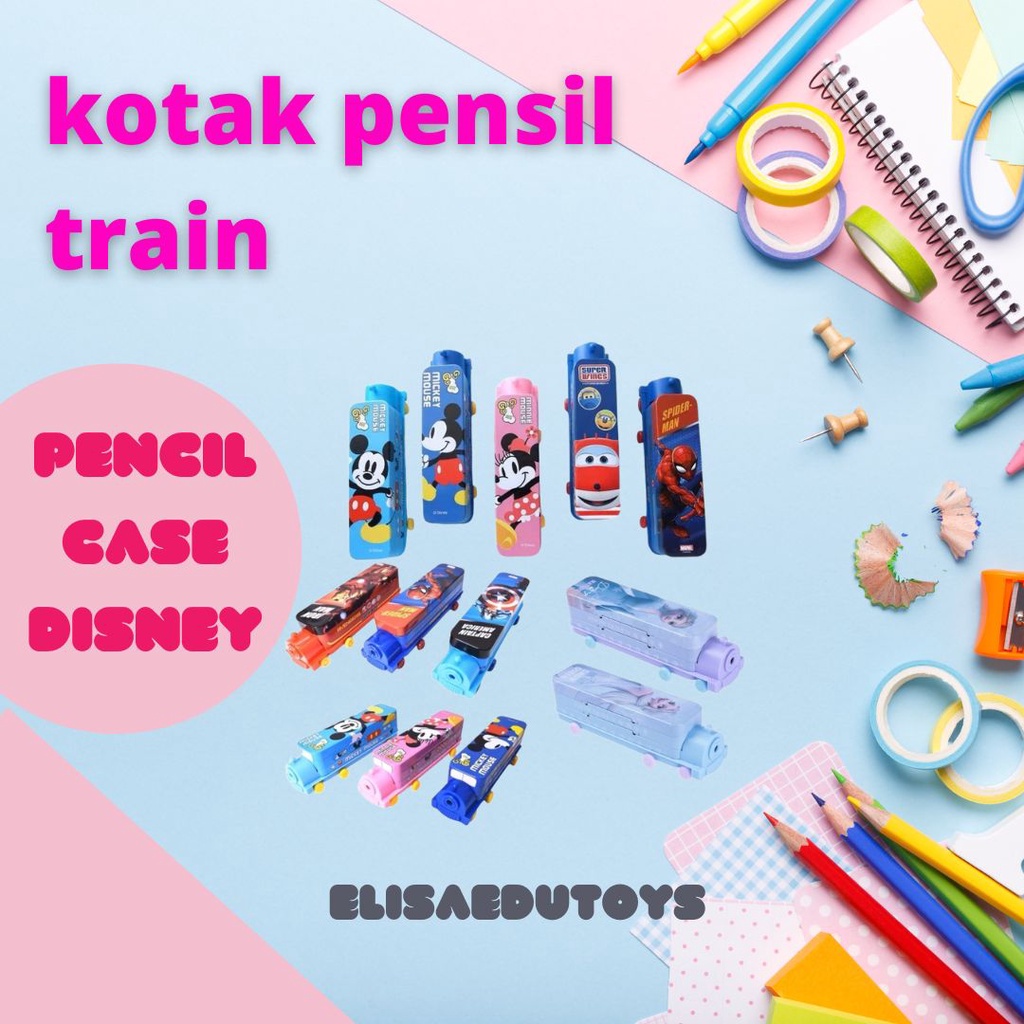 

pencil case disney tempat pensil kotak pensil