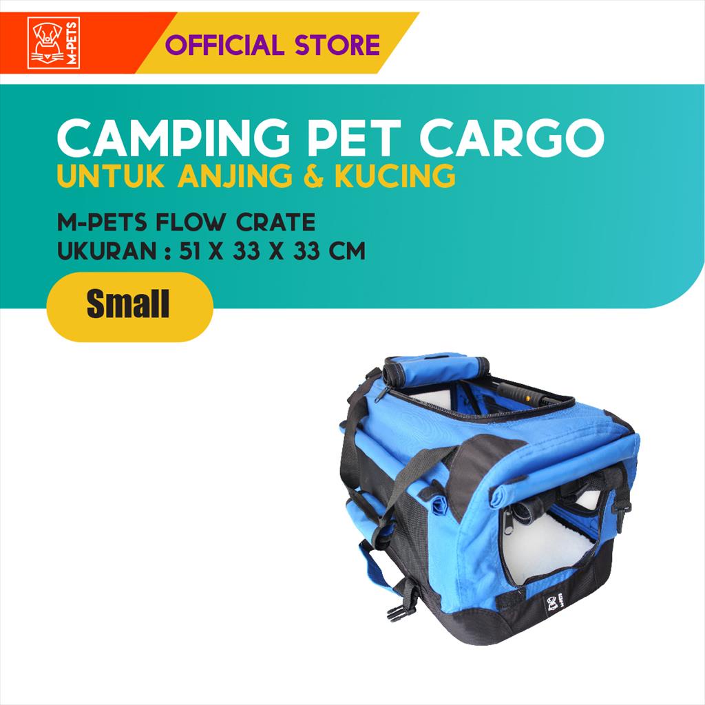 M-Pets Flow Crate Camping Pet Cargo Small / Kandang Travel Rangka Besi