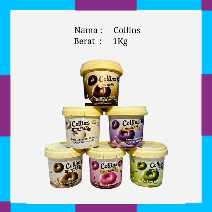 

Collins Glaze donut 1kg | Bekasi