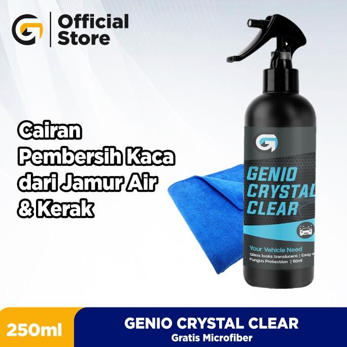 Genio Crystal Clear 250ML - cairan penghilang jamur (free microfiber)