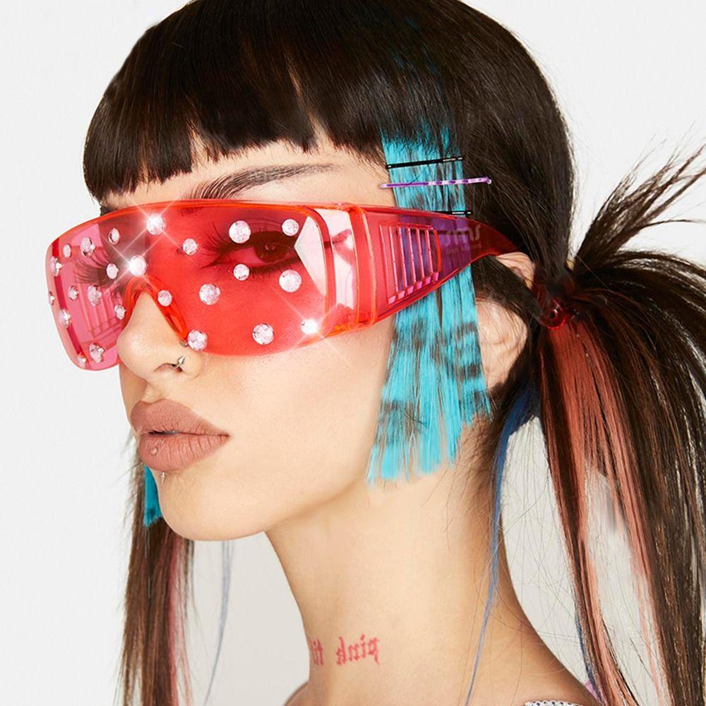 Lily Oversized Sunglasses Kacamata Fashion Shades Diamond
