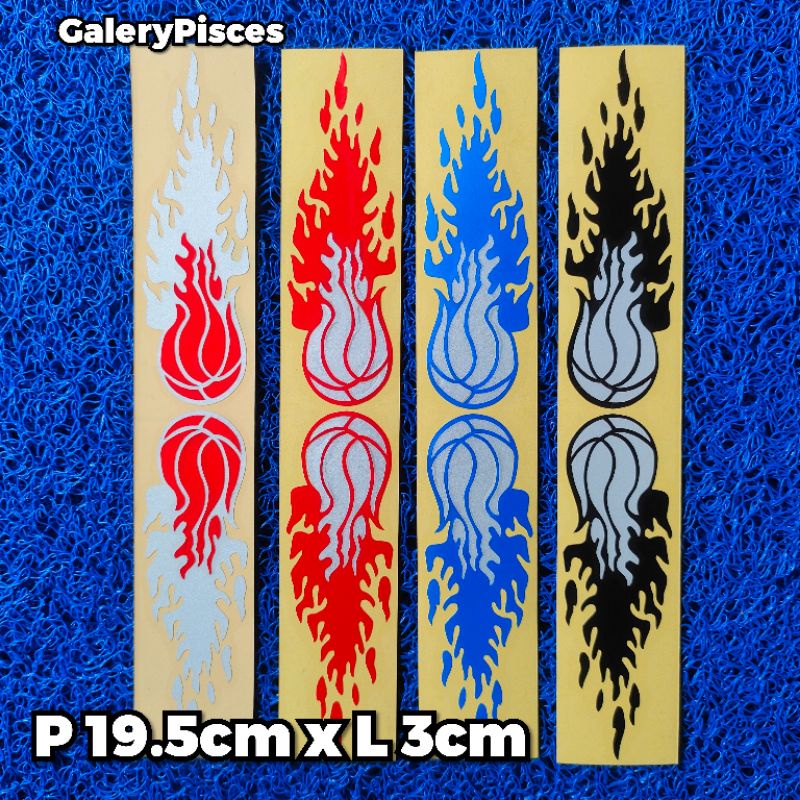 STIKER MOTOR KEREN BOLA API STICKER CUTTING