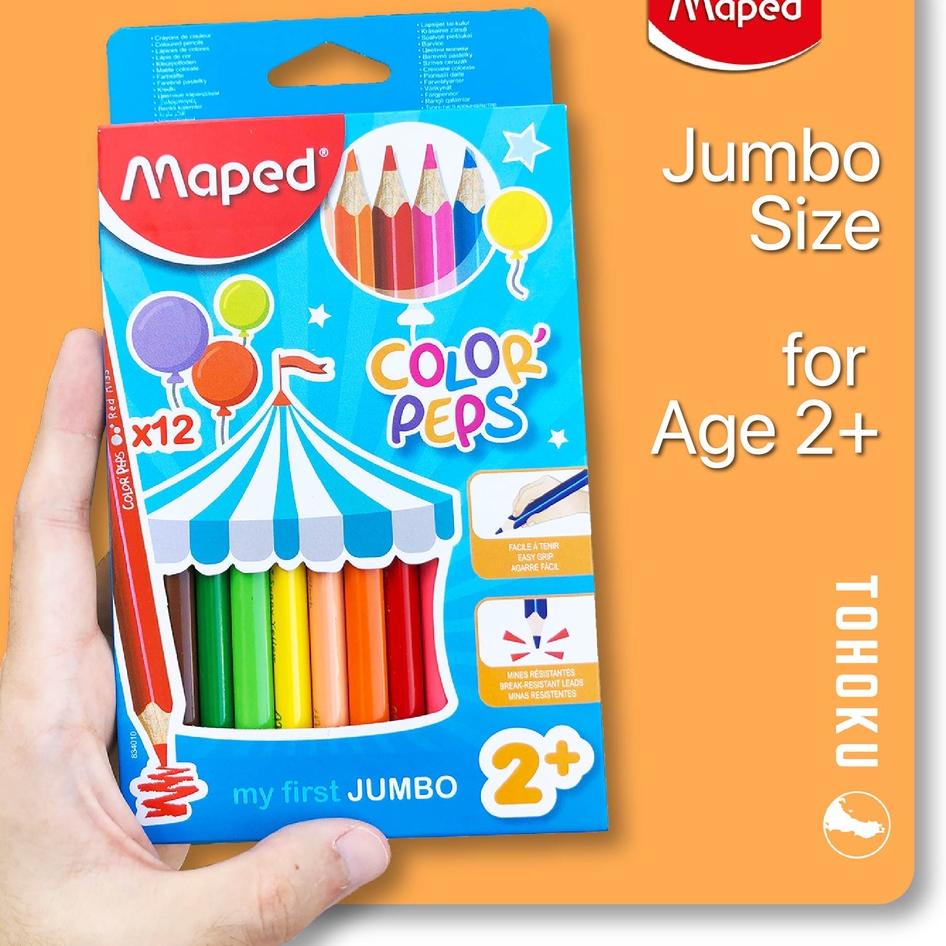 

Banyak Diskon Pensil Warna Bayi - Maped Color Peps Jumbo