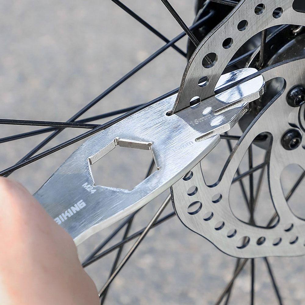 Lanfy Sepeda Pedal Spanner Multifungsi Aksesori Pemeliharaan Bersepeda Alat Perbaikan Stainless Steel Alat Perbaikan Sepeda
