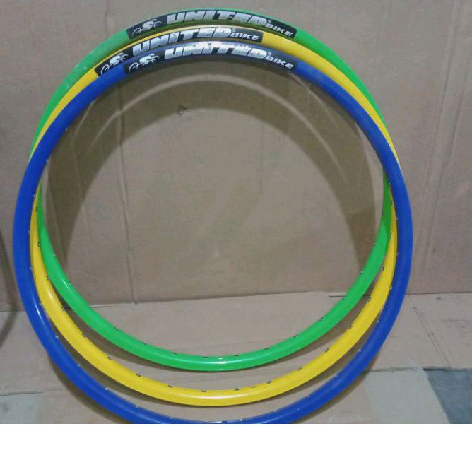Velg rims rim 26 United hole 32 32H alloy double wall warna