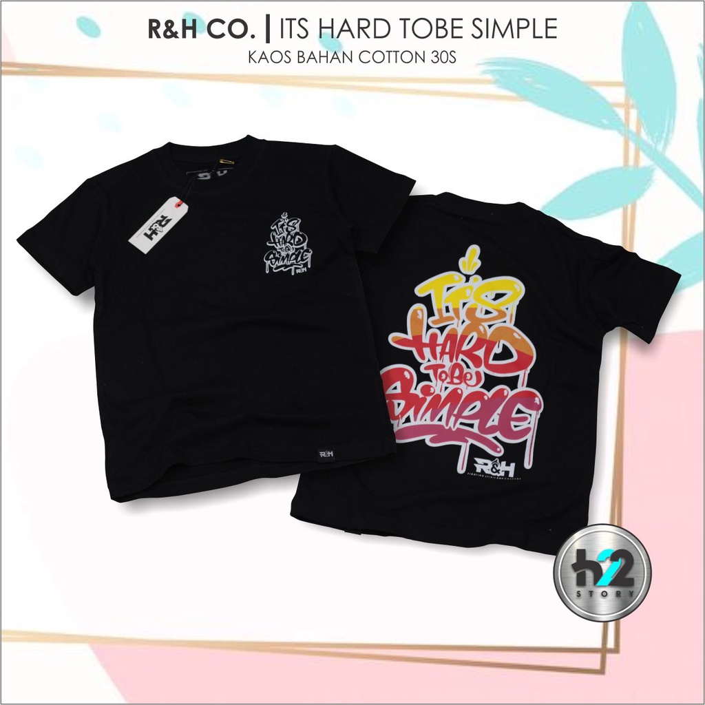 Kaos Anak Distro Sablon Depan Belakang Bahan Cotton 30S  Usia 1-12 Tahun Kekinian By H22Story
