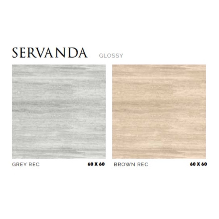 PLATINUM KERAMIK SERVANDA BROWN REC 60X60 GRADE A