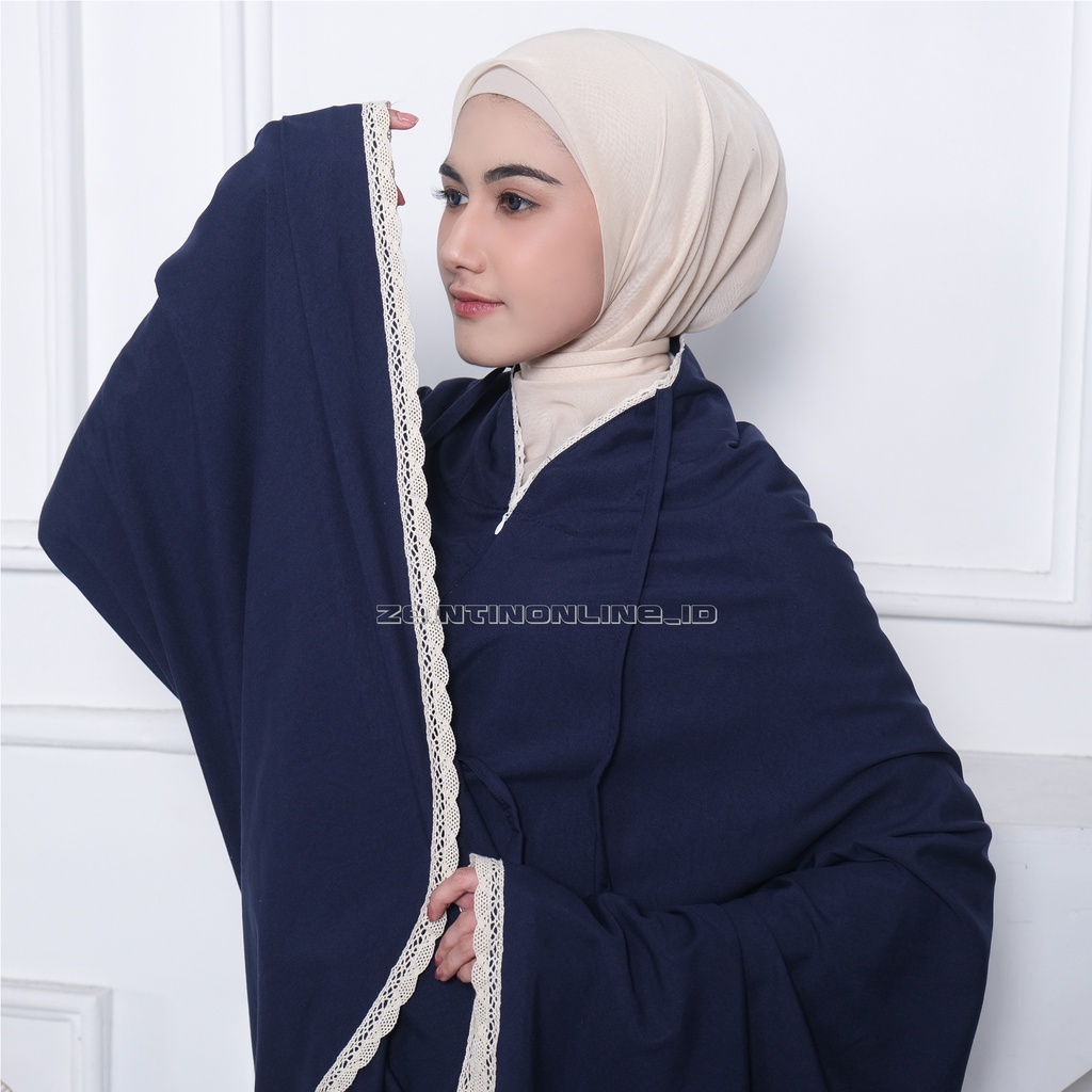 Zeintin - Mukena Dewasa Zeintin Motif Renda Set Sajadah Fashion Wanita Muslimah Zeintin AT