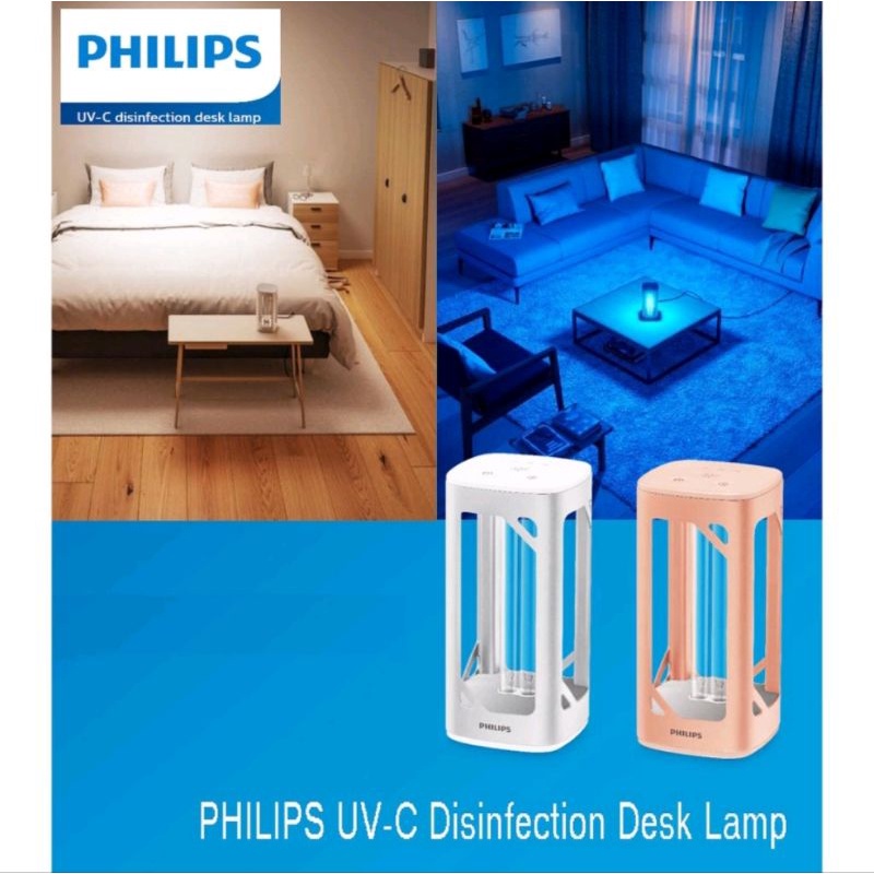 LAMPU UV UV-C PHILIPS DESK LAMP UV-C STERILIZER GERMICIDAL RUANGAN