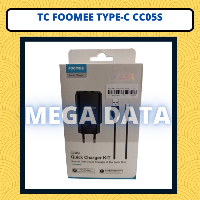 TRAVEL CHARGER FOOMEE TYPE-C CC05S