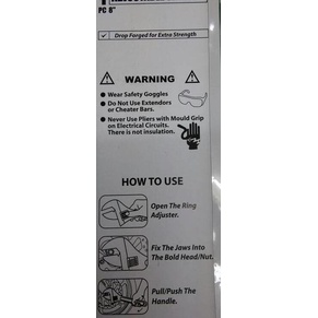 KUNCI INGGRIS TEKIRO 8"