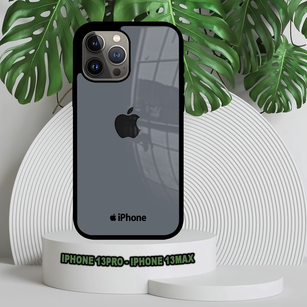 (SV16) Case Kilau Iphone 13 PRO | 13 MAX | Casing Hp Iphone | Pelindung Smartphone | Motif Logo Appl