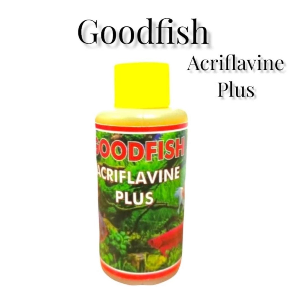 GOODFISH 1 LUSIN ACRIFLAVINE PLUS 100 ML obat karantina / jamur OBAT KUNING IKAN