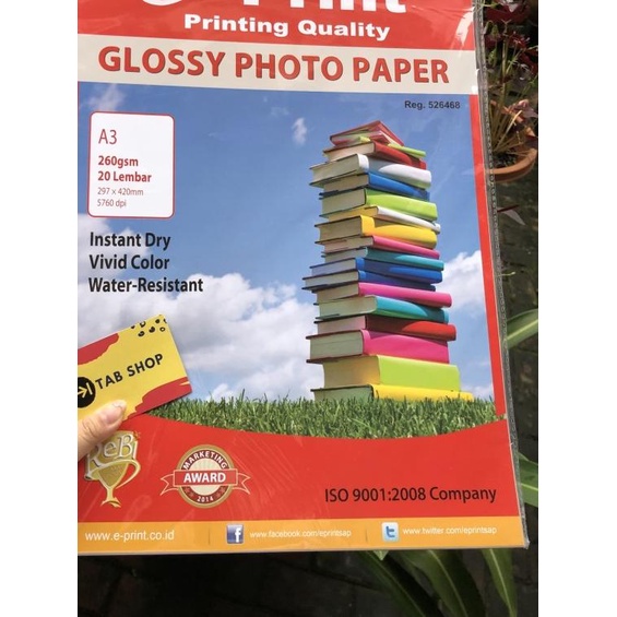 

glossy photo paper A3