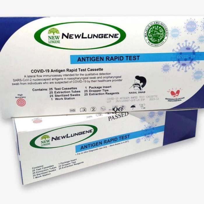 Alat Tes Swab Antigen New Lungene NewLungene Resmi AKD