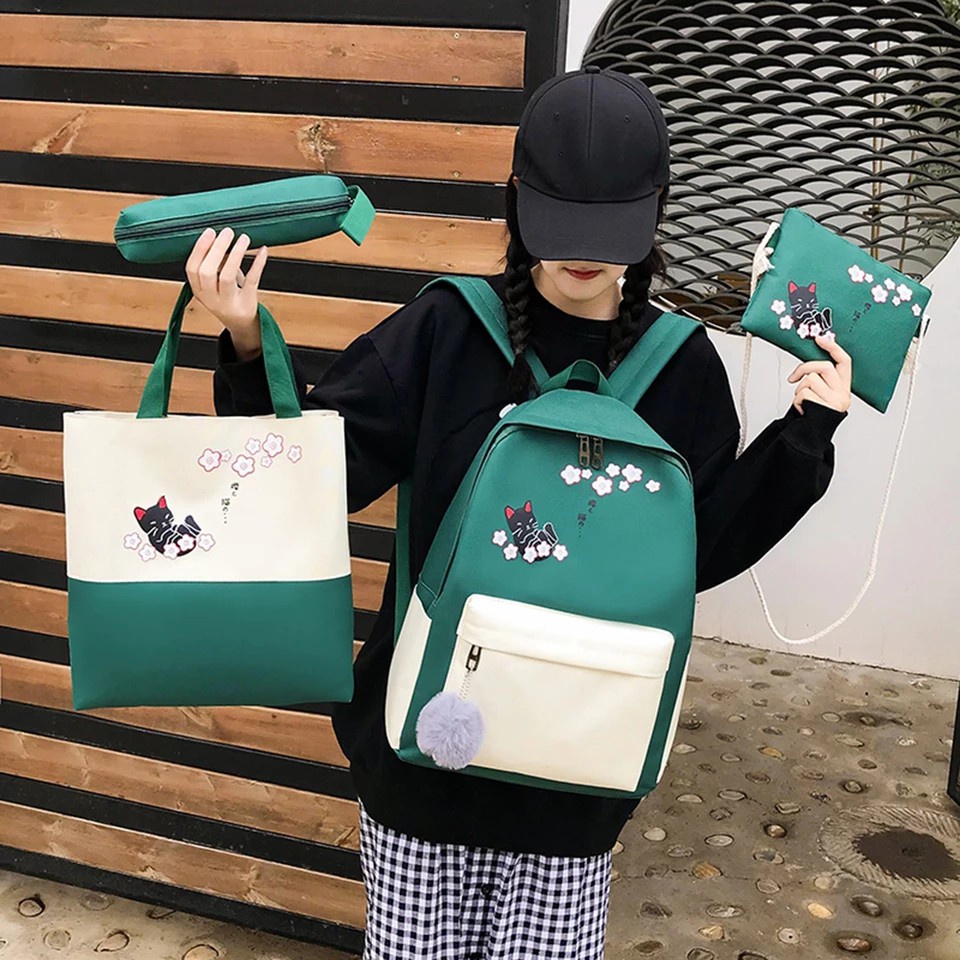 PREMIUM Tas Belakang Wanita Murah Kanvas ALX