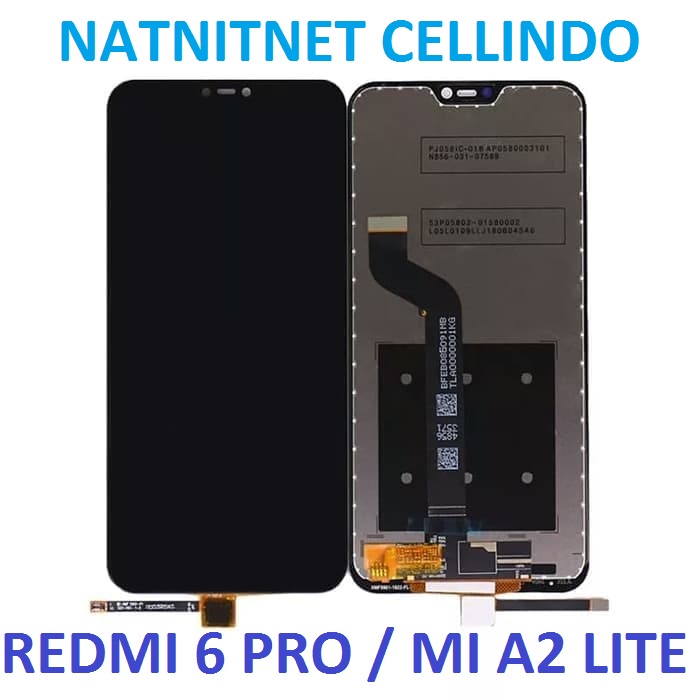 LCD TOUCHSCREEN XIAOMI REDMI MI A2 LITE / XIAOMI REDMI 6 PRO  BLACK ORIGINAL RTI