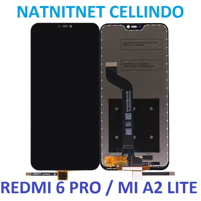 MEETOO LCD TS XIAOMI A2 LITE / REDMI MI A2 LITE / XIAOMI REDMI 6 PRO  BLACK ORIGINAL