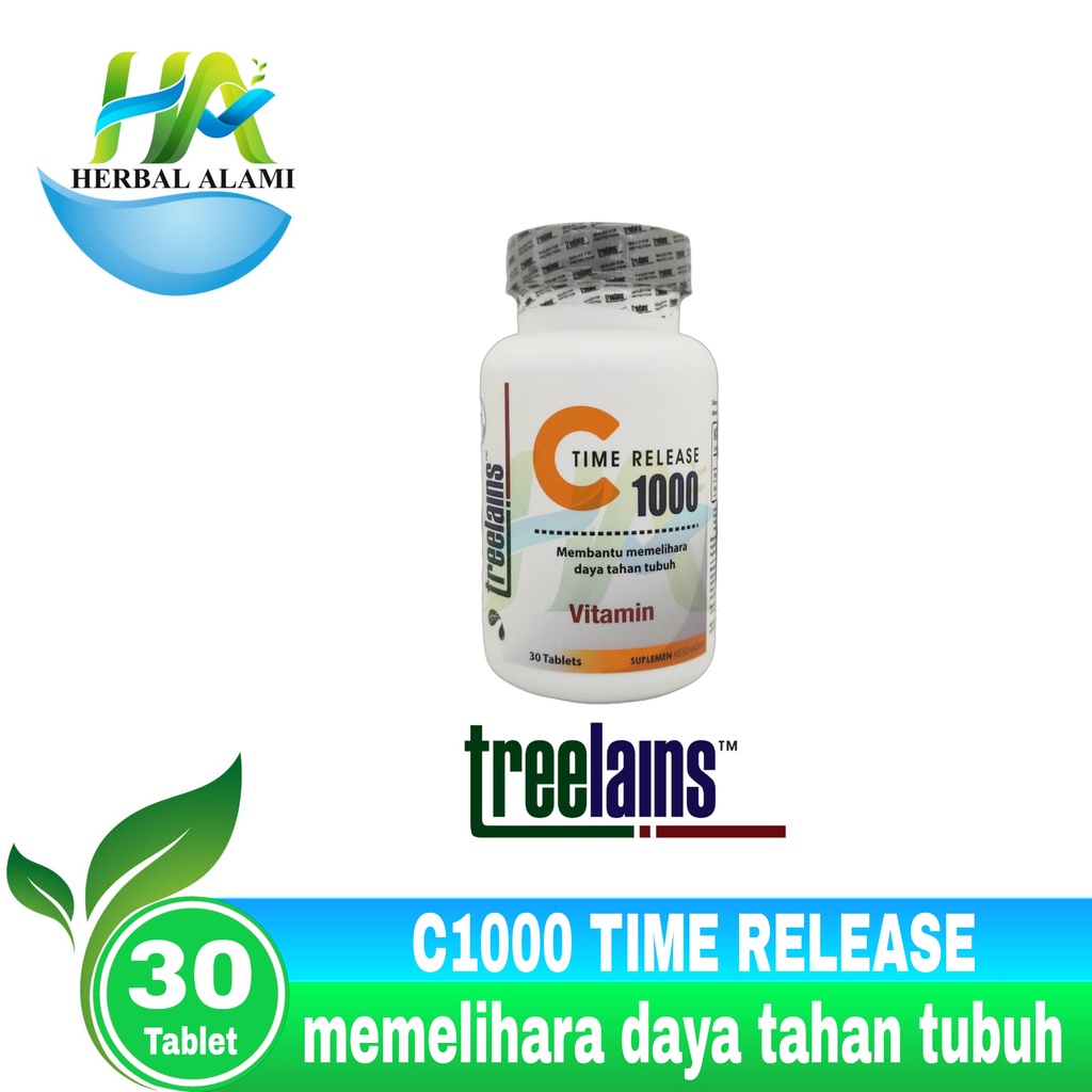 Treelains Vitamin C 1000 Time Release With RoseHips - Vitamin C