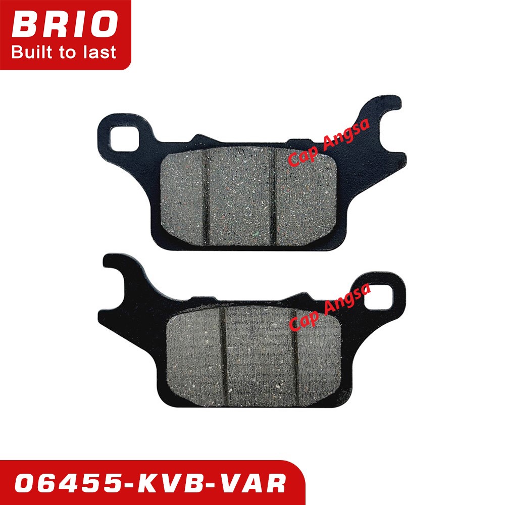 BRIO FRONT BRAKE PAD KAMPAS REM DEPAN DISC DISPED REM VARIO 150 125 LED 1Dus 20pcs DISPAD 06455 KVB