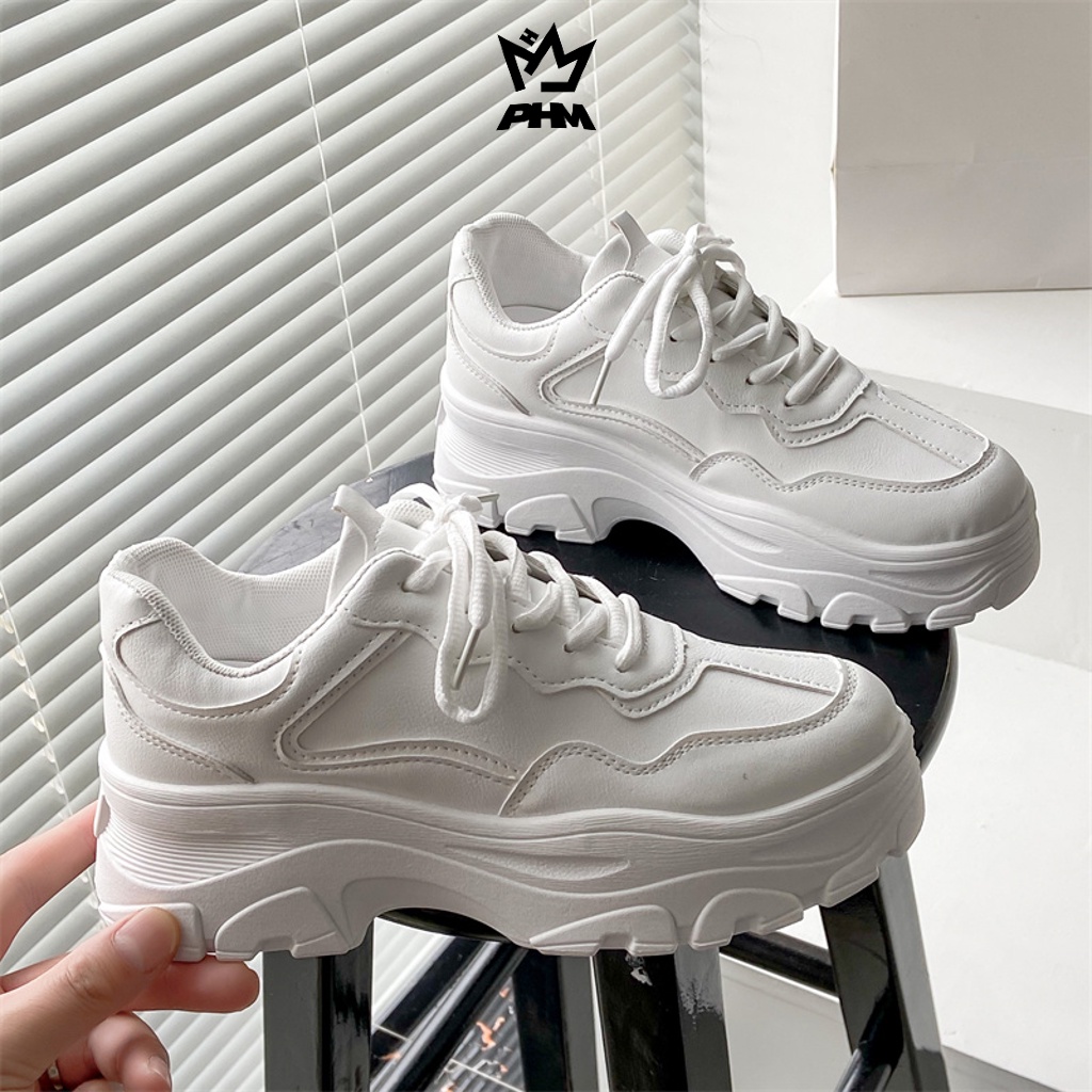 PHM Shoes [COD] Selene Putih Sepatu Sneakers Wanita Casual