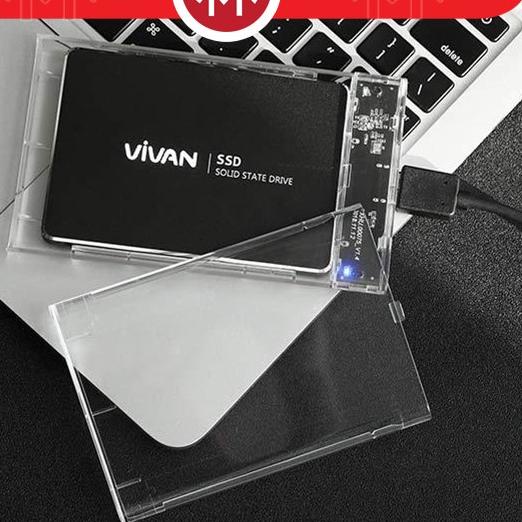 Vivan VSHD1 - Transparent 2.5 Inch SATA USB 3.0 External Hard Driver - VSHD1
