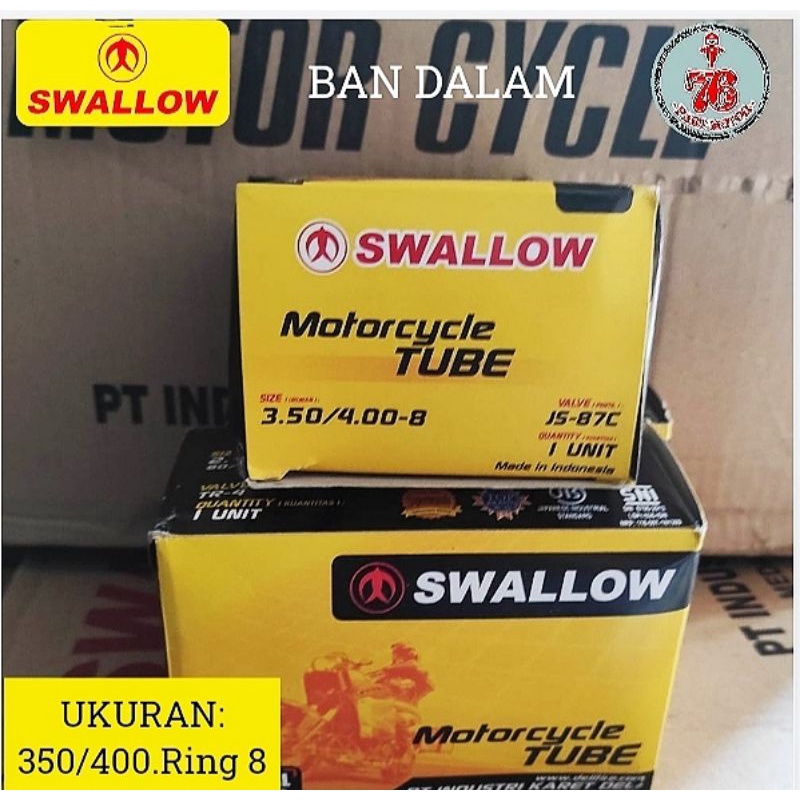 BAN DALAM SWALLOW  ukuran350/400 ring 8