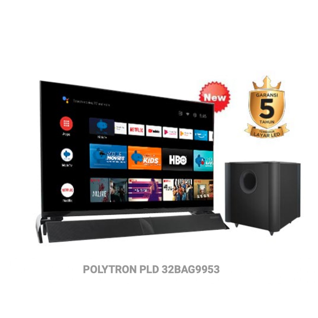 POLYTRON TV LED PLD 32BAG9953 (SB ANDRO FLESS - SMART TV)