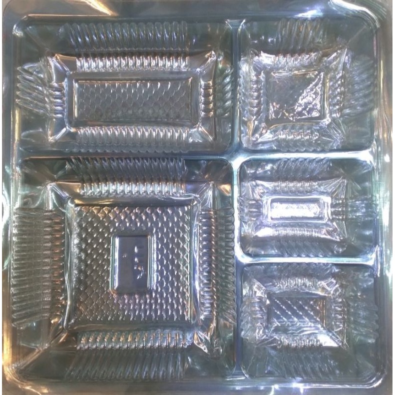 Mika nasi 20 LUX / Mika LUX 20x20 / Mika 20 LUX sekat 5 / Mika nasi Plastik / Harga per10pcs