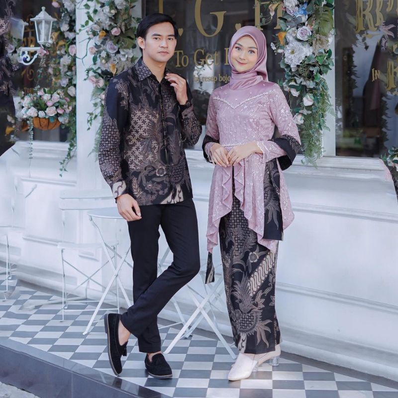 HANISA KEBAYA COUPLE / KEBAYA MODERN / BATIK COUPLE / KEBAYA TERBARU / BAJU COUPLE / BAJU LAMARAN / 