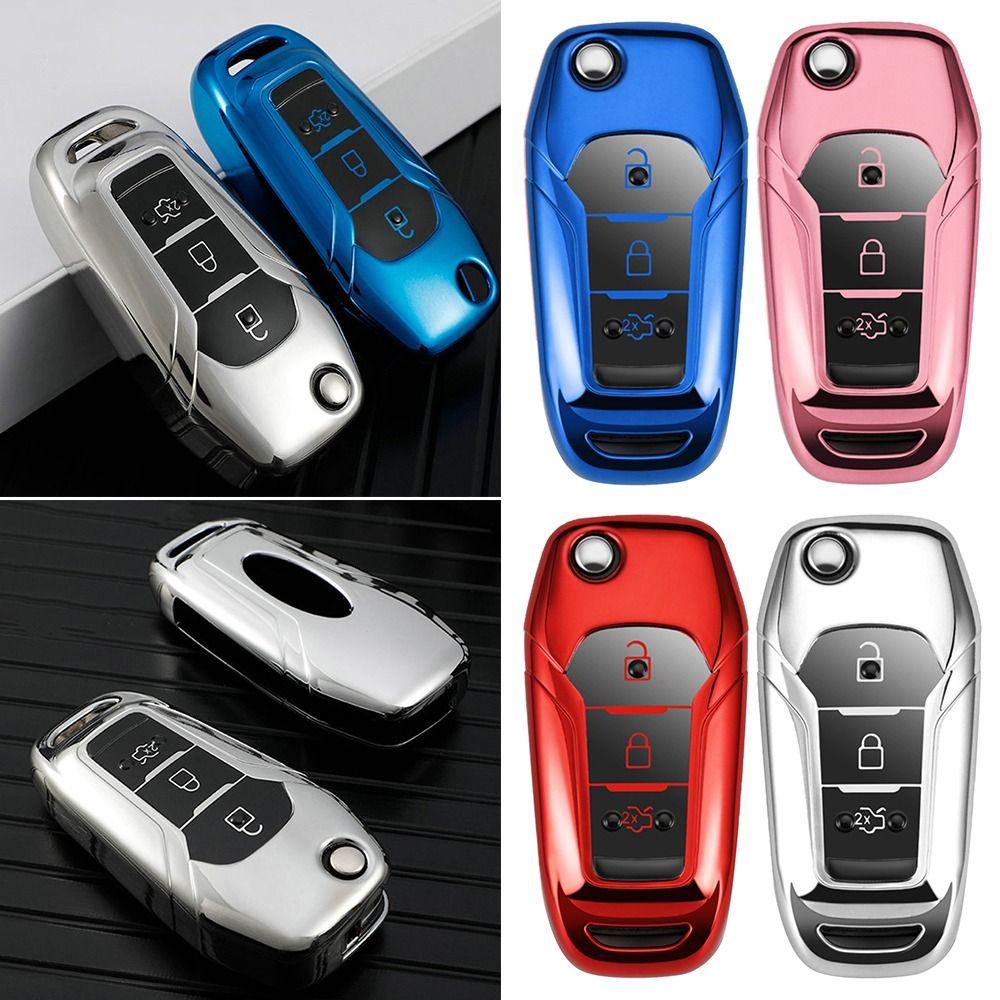 Top Remote Key Case New Aksesoris Mobil Skin Key Fob Cover