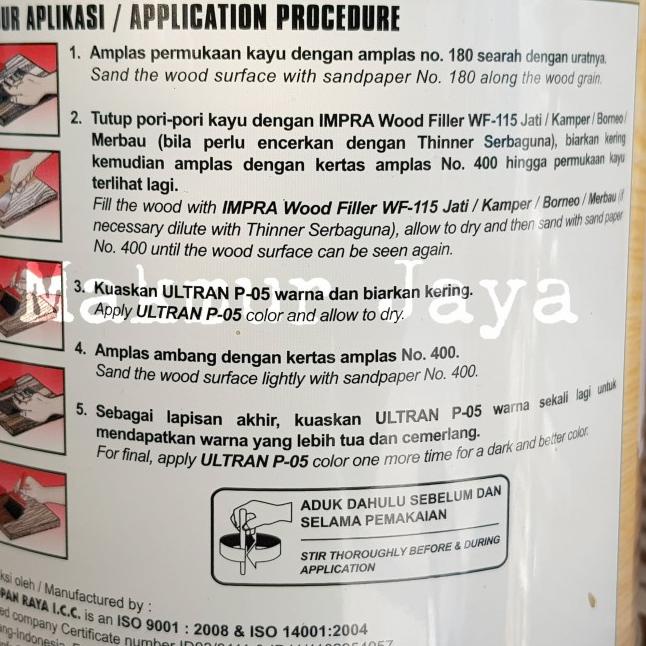 Propan Ultran P05 P-05 Plitur Kayu Ebony