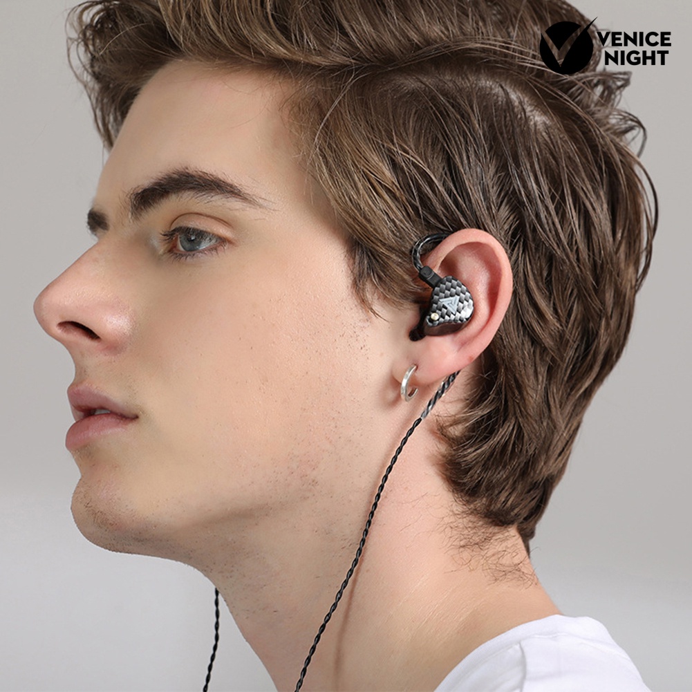 (VNEP) (Berkabel) QKZ VK4 Universal Dilepas In-Ear Bass Earphone Musik Earbud dengan Mic