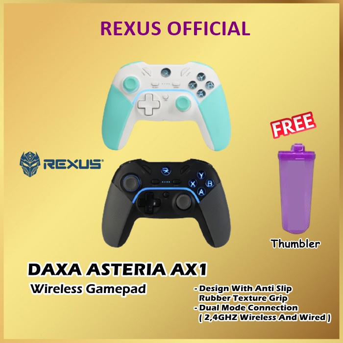 Rexus Daxa Asteria AX1 Wireless Gamepad Joystick AX 1