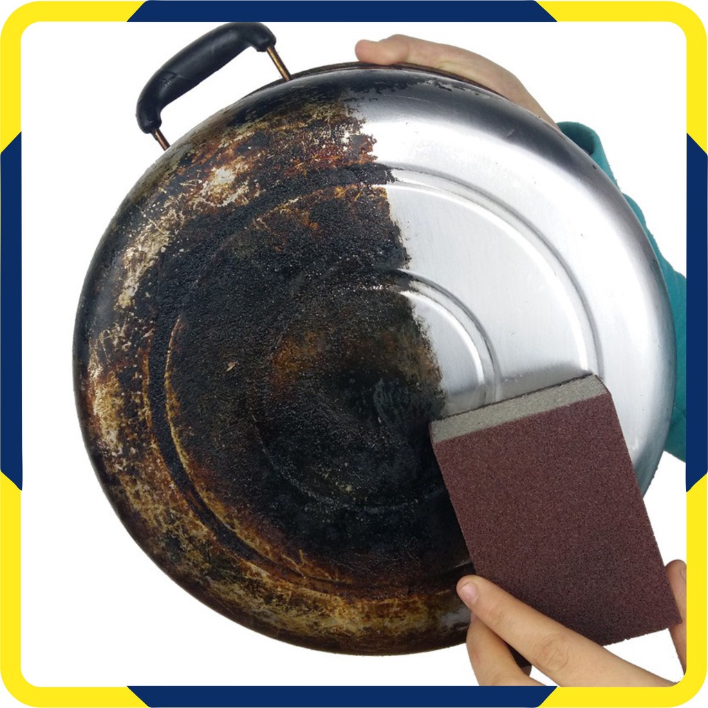 Murah Lebay S161 Nano Magic Spons Pembersih Kerak Noda Panci Wajan Magic Rust Cleanser Spons Cuci