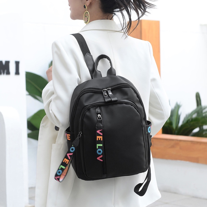 006 Tas ransel wanita import bahan nilon  berkualitas harga grosir bisa cod