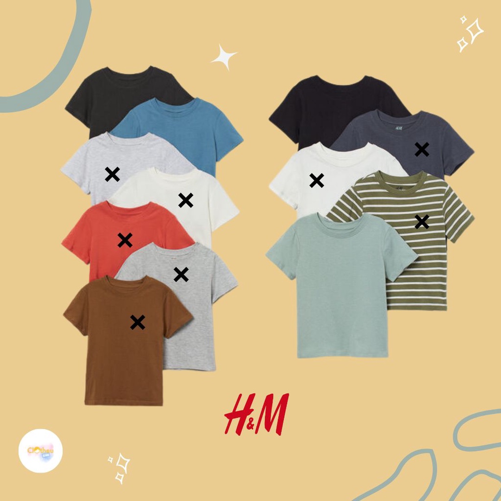 Kaos H&M anak cowo laki laki
