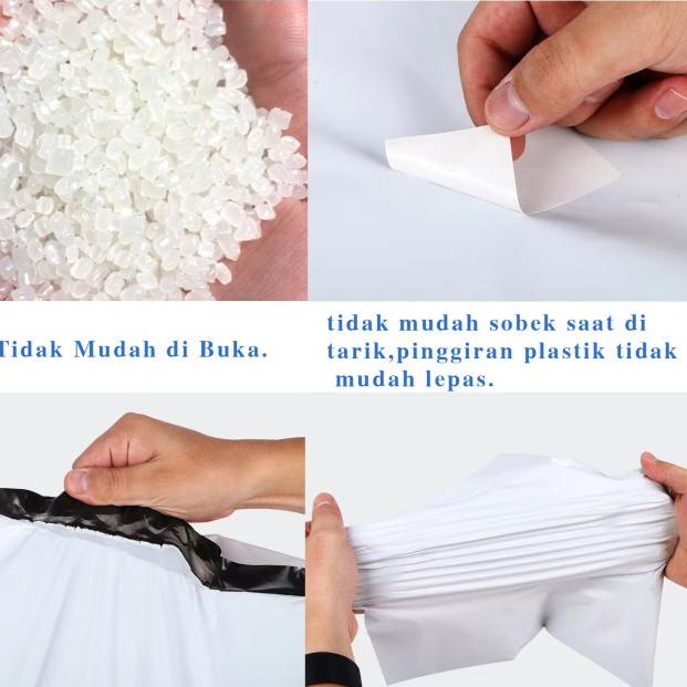 

Polymailer kantong paking kurir dhl uk 40x60 (isi 100 lbr) MURAH - Putih No-Glossy