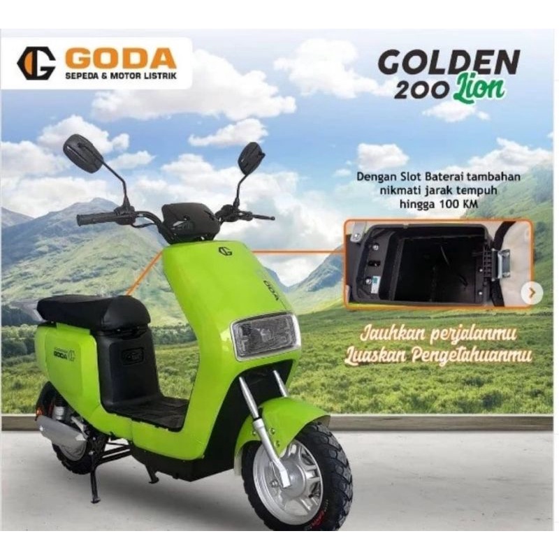 motor listrik GODA golden Lion 200 SNI garansi Resmi