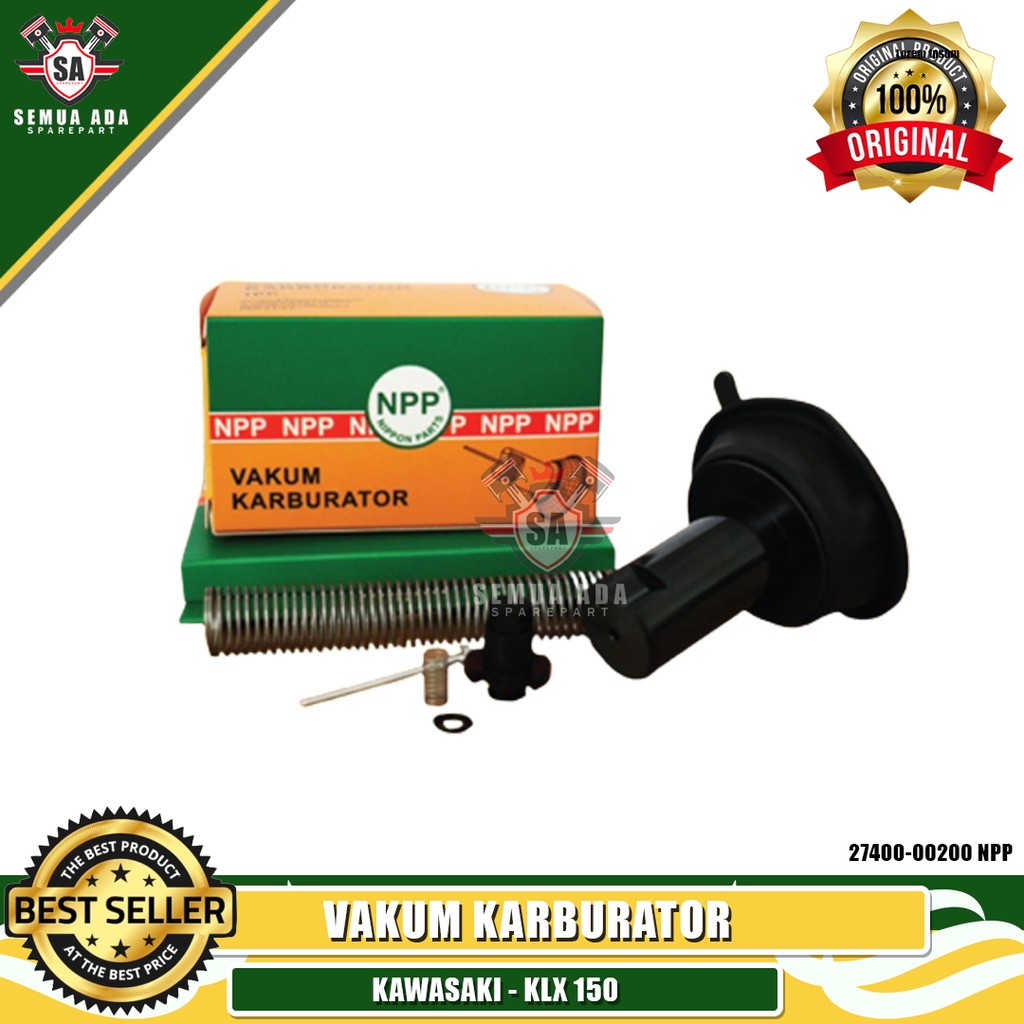 VAKUM SKEP KARBU / KARET PER JARUM KARBUARATOR NPP KAWASAKI KLX 150 ORIGINAL 100% NPP