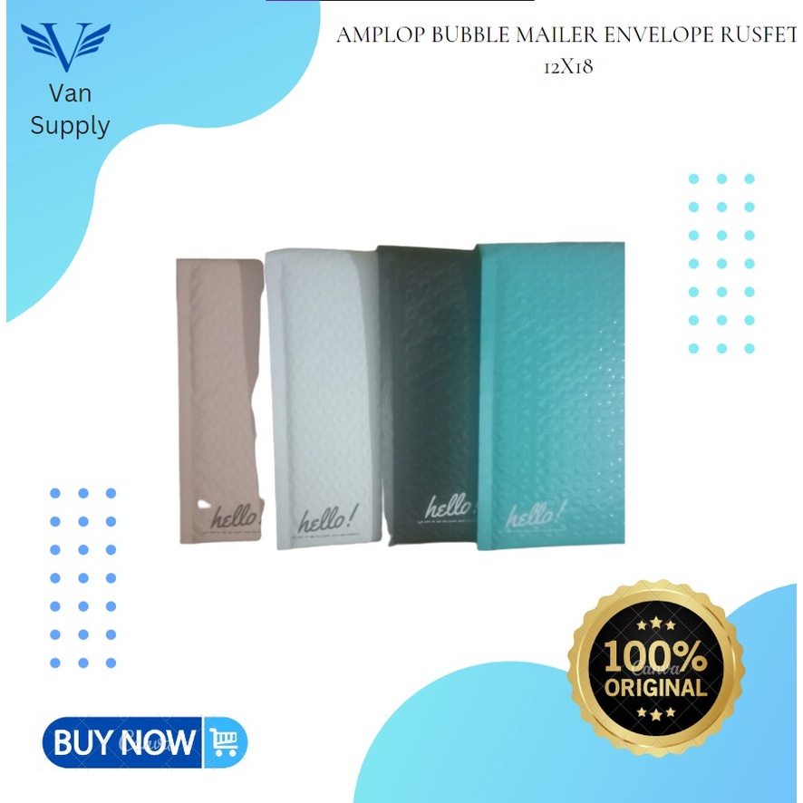 

Amplop Bubble Mailer Envelope Rusfet 12x18