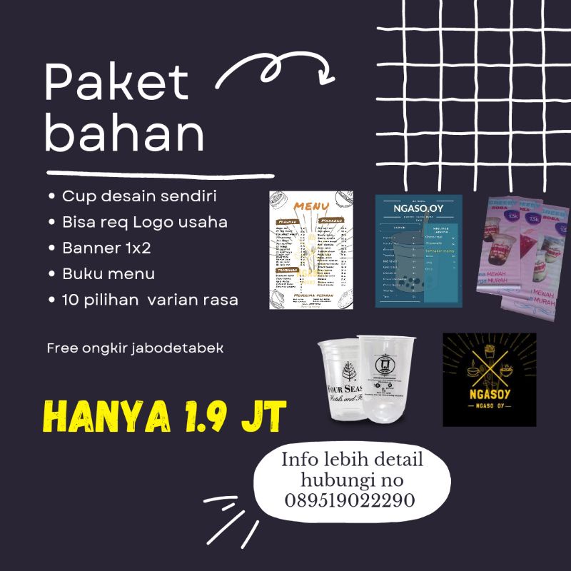 paket franchise thai tea boba