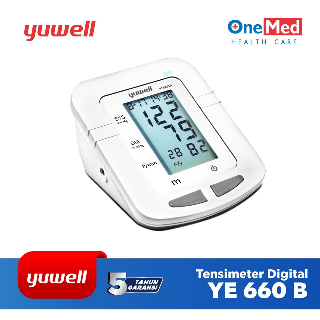 Original Yuwell Tensimeter Digital YE660B Exp Baru