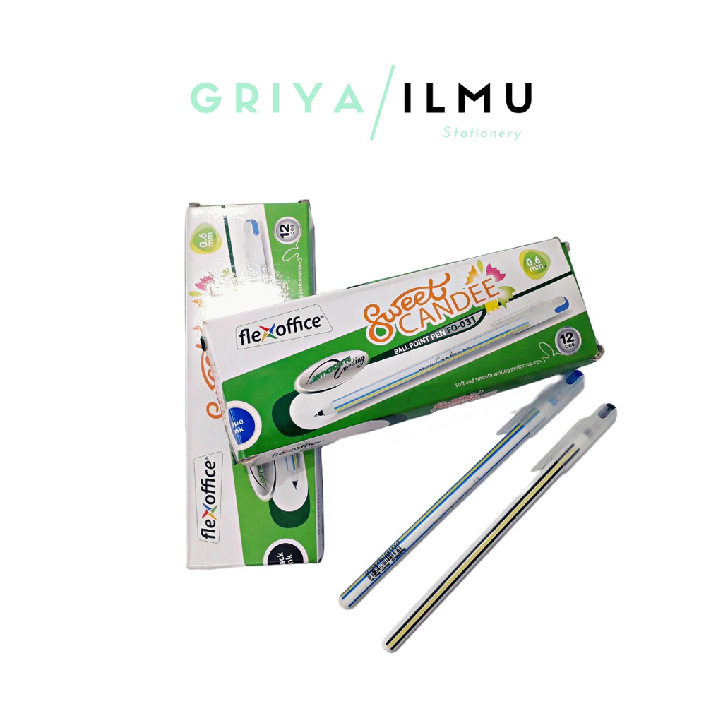 

Bolpoin FLEXOFFICE Black/Blue 0.6mm Sweet Candee FO-031 (024024)/(024028)