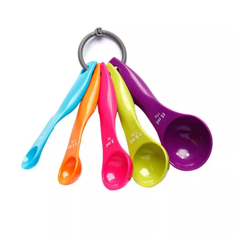 Sendok Takar Takaran Set isi 5 in 1 Kecil Measuring Spoon Alat Baking MALLSHOPPING