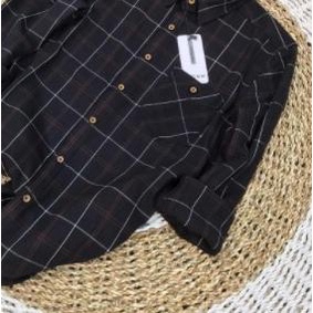 Baju Kemeja Kerja Pria Lengan Panjang Motif kotak Kotak KEREN